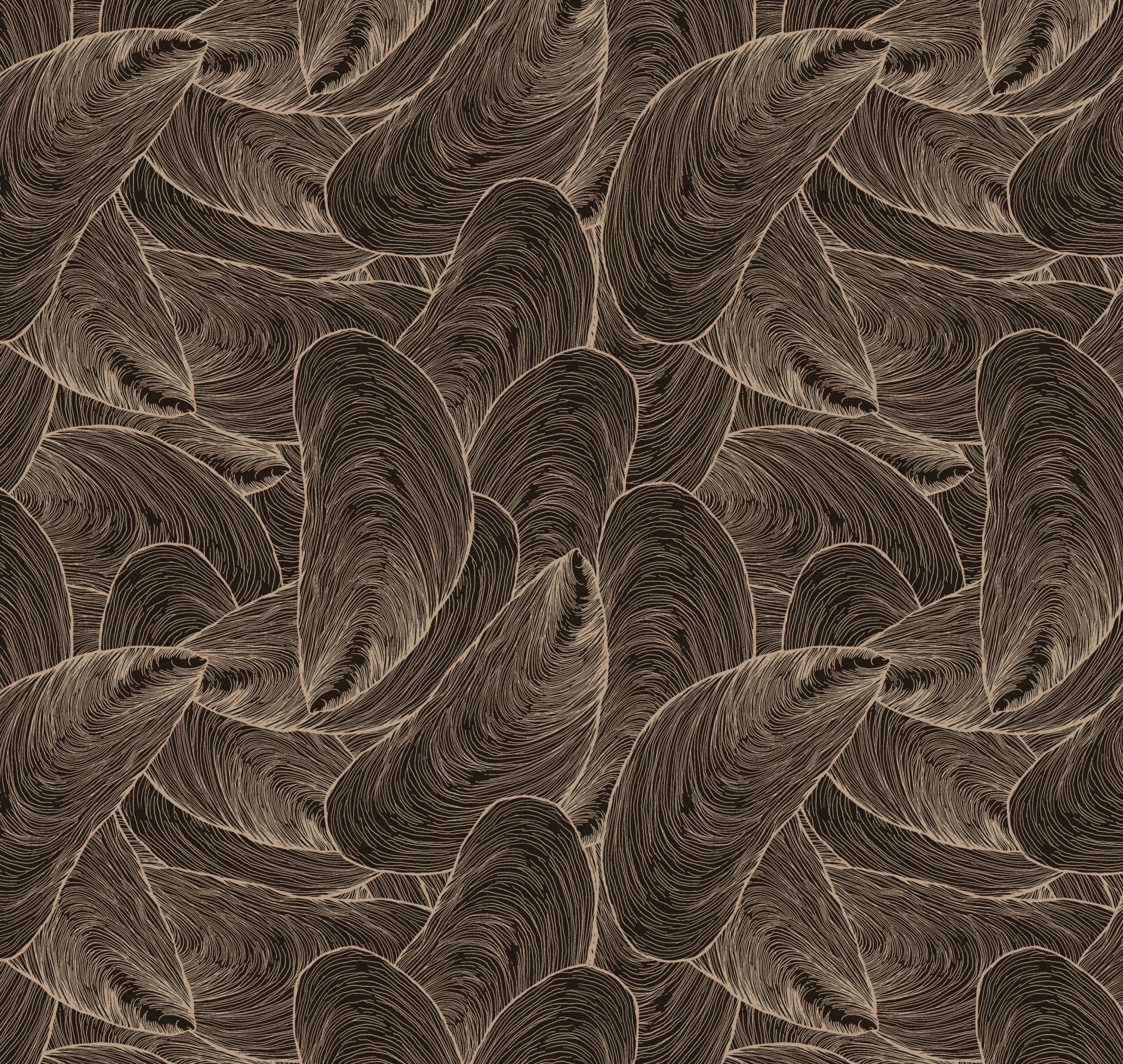 Mussel Pattern Inversed